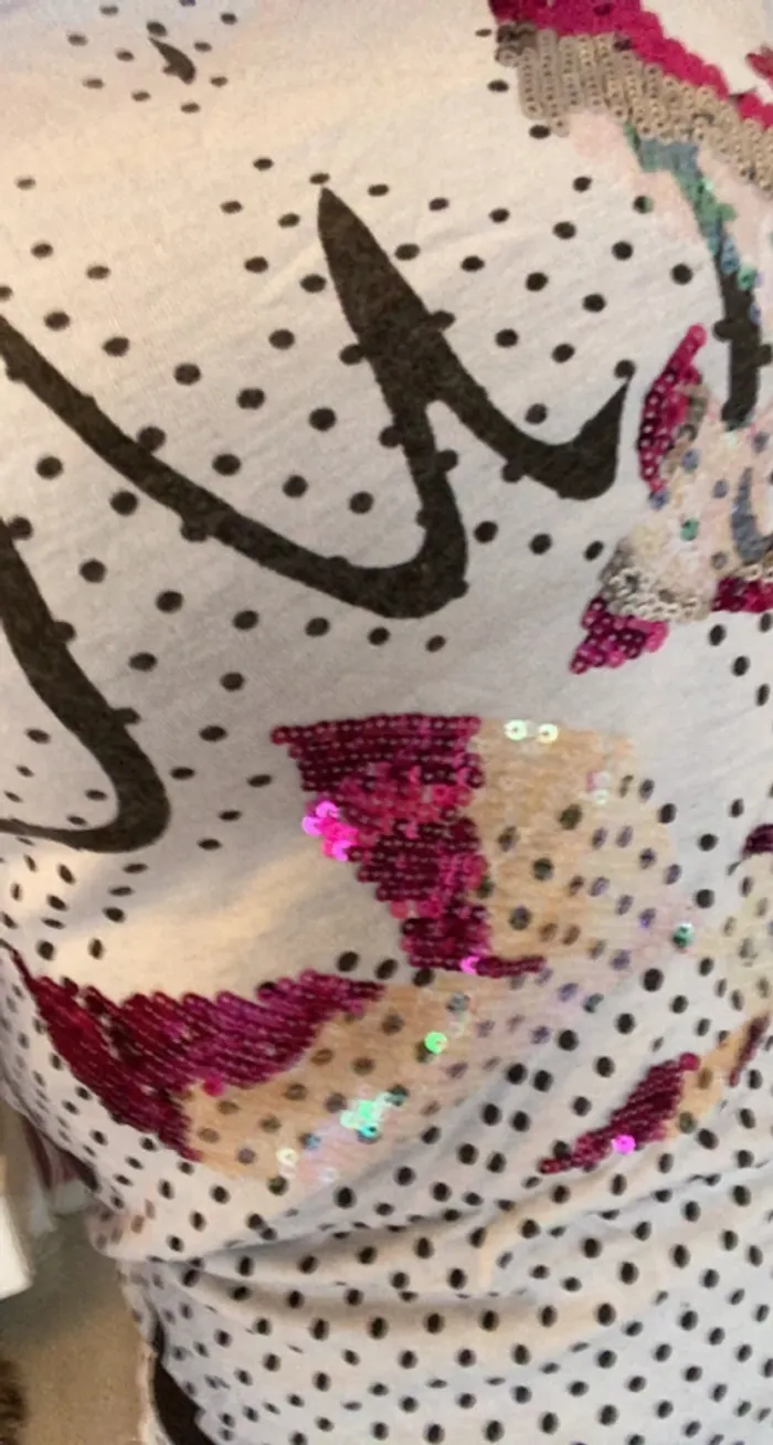 Tee shirt kookai sequins - photo numéro 4