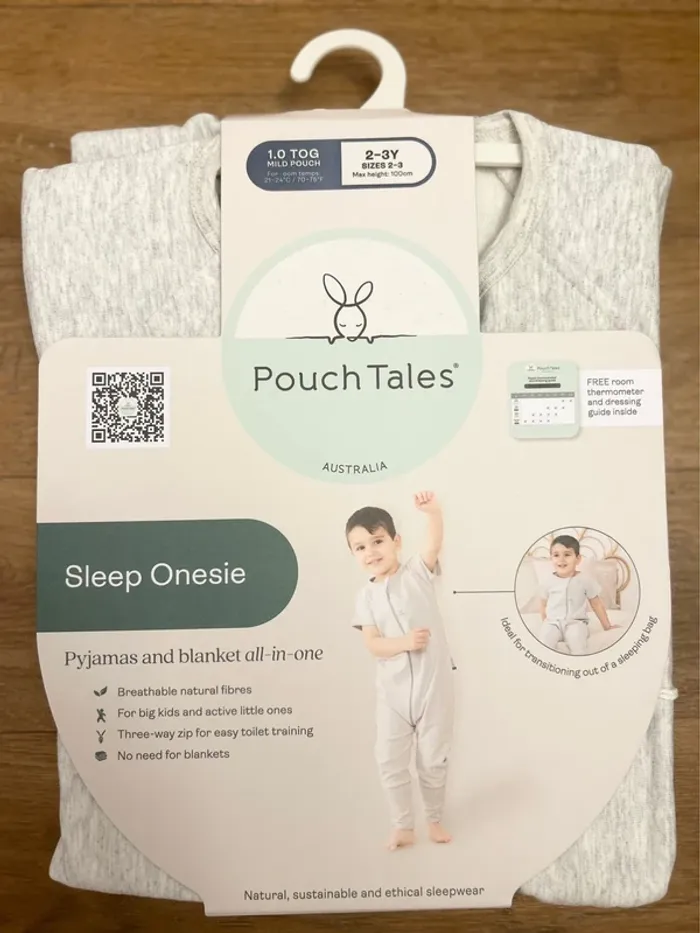 (New) onesie sleep bag 2-3Y 1.0 tog
