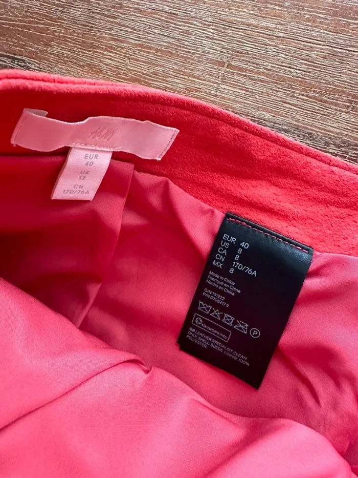 Jupe H&M cuir - photo numéro 3