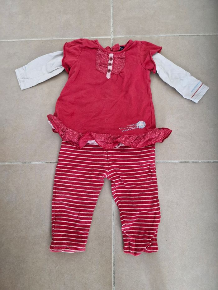 Ensemble fille 12mois