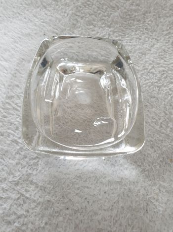 Porte savon en verre