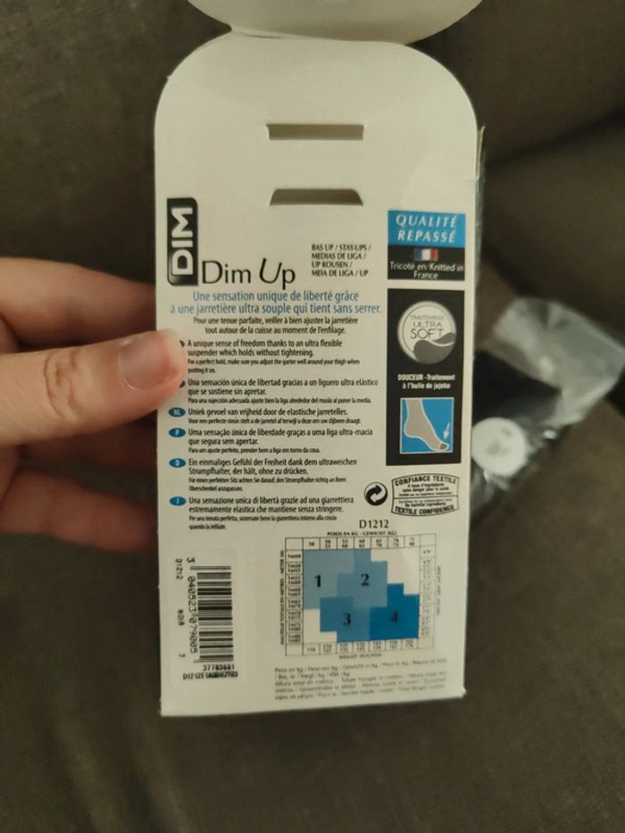 Bas autofixants noir taille 3 - photo numéro 4