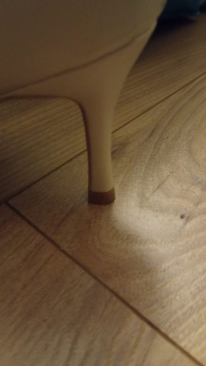 Escarpins cuir blanc - photo numéro 2