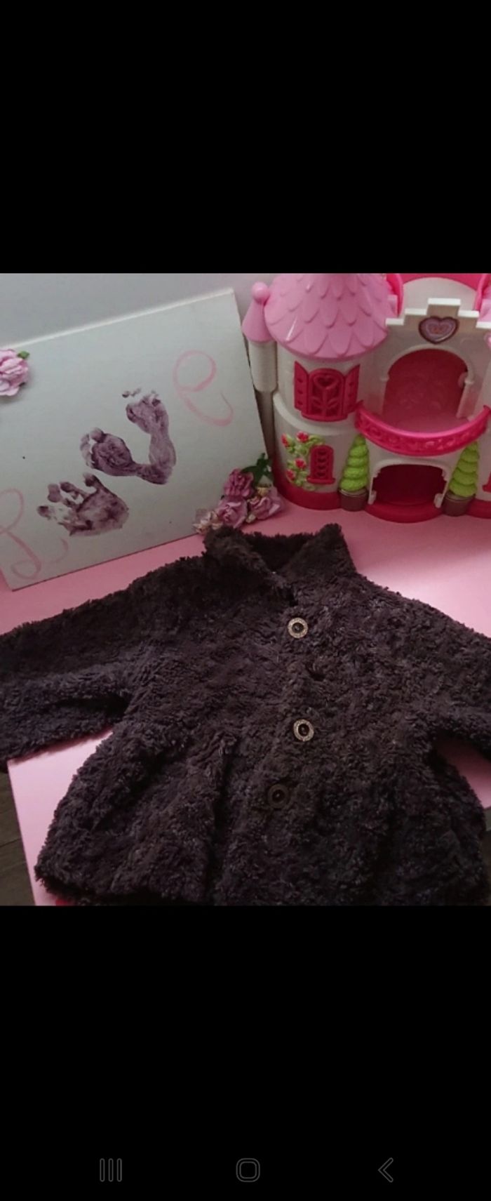 Manteau effet doux 18 mois