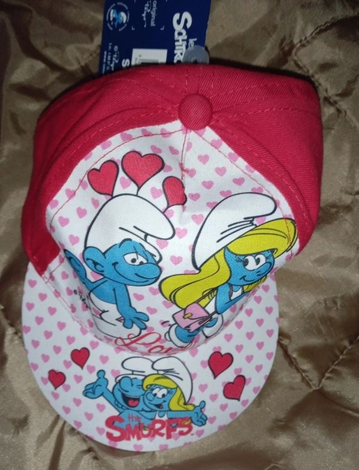 Casquette taille 48 les Schtroumpfs