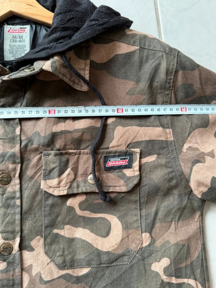 Veste Genuine Dickies à capuche Vintage Camouflage Militaire Taille M – Pièce Rare - photo numéro 9