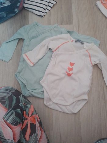 Lot de 2 bodies taille naissance