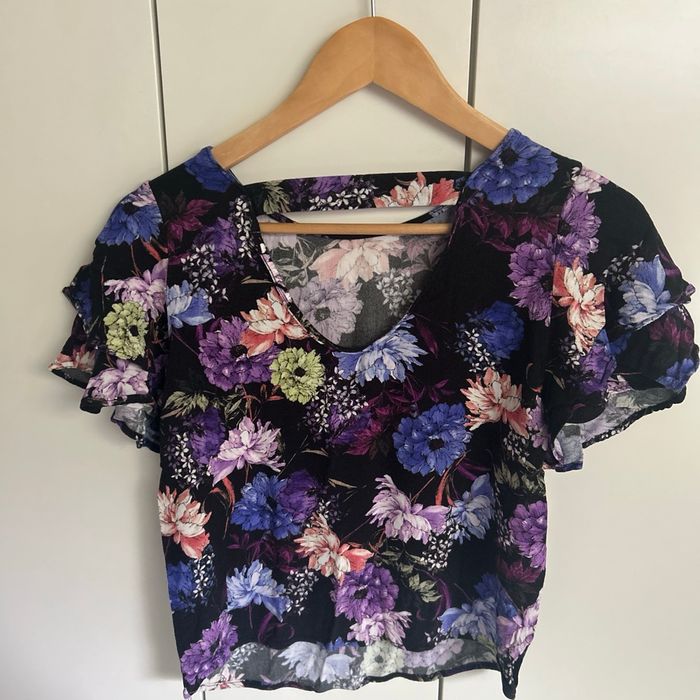 T-shirt fleurs Mango - photo numéro 2
