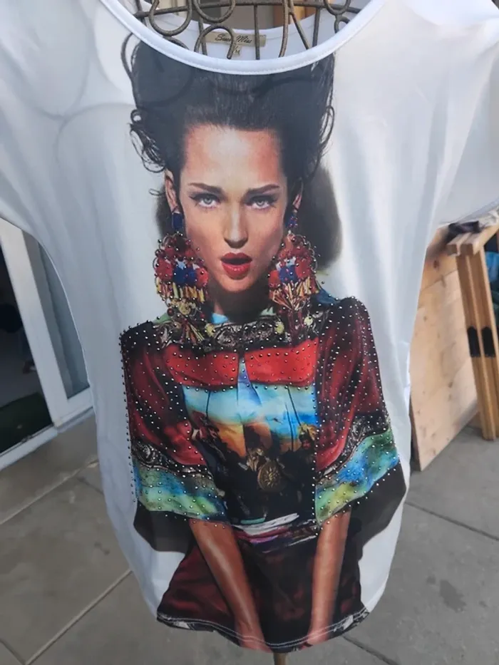 T-shirt visage - photo numéro 2