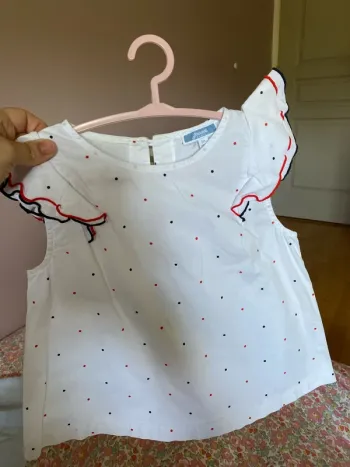 Adorable blouse jacadi 5 ans