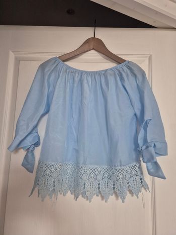 Blouse bleue
