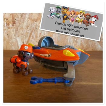 Idée cadeau 🎁 figurine Zuma et son véhicule de la Pat Patrouille