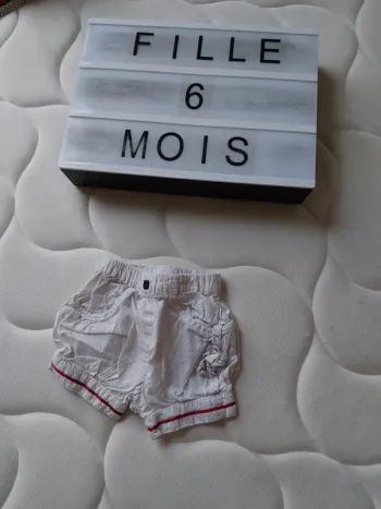 Short fille 6 mois