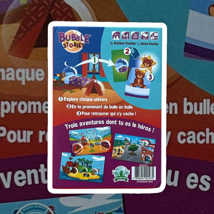 Jeu de cartes Bubble Stories - photo numéro 2