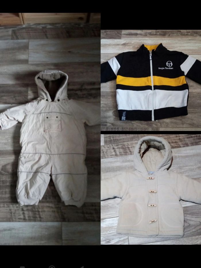 Lot hiver et mi saison garçon taille 12 mois