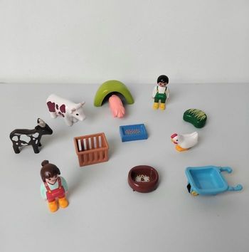 PLAYMOBIL 123 Animaux de la Ferme Junior 71158 Complet 🐄