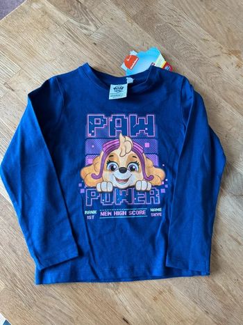 Tee shirt manche longue pat patrouille