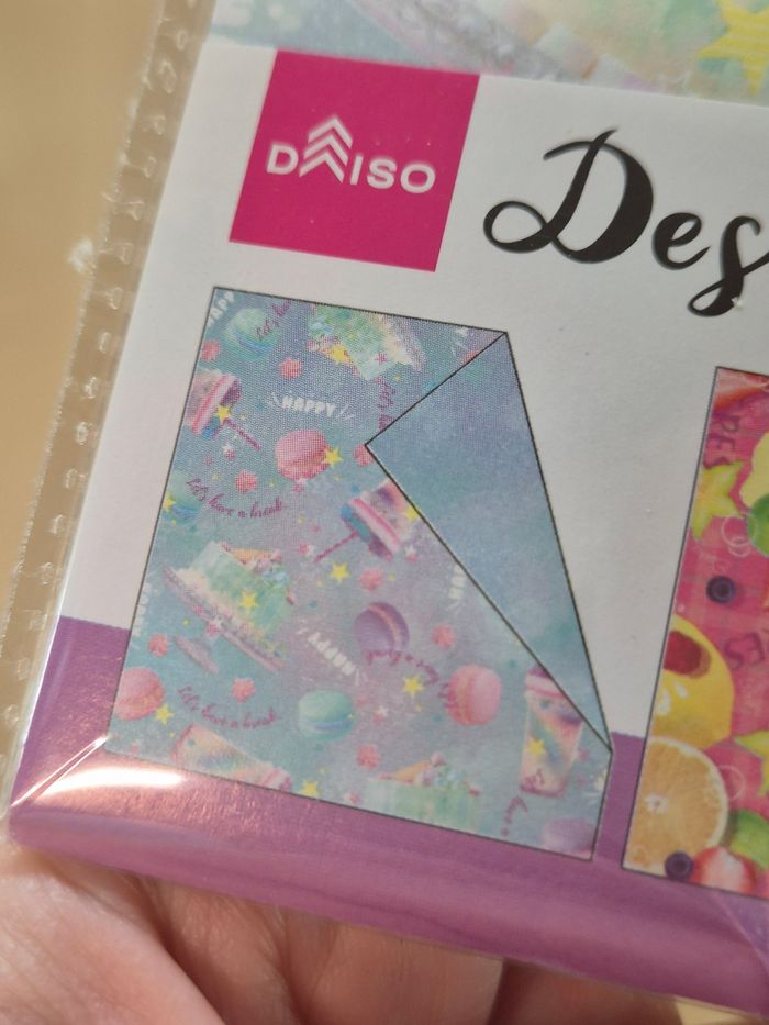 Papier Origami Daiso "Sweets Pattern" - photo numéro 3