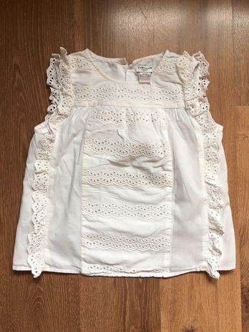 Blouse sans manches printemps/été Cyrillus 8 ans
