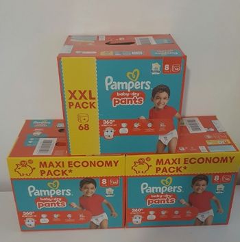Couche pampers pants taille 8