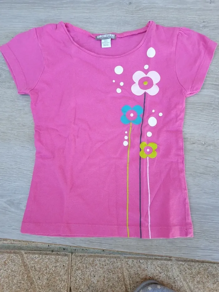 Lot 5 T-shirt Manches courtes fille - photo numéro 4