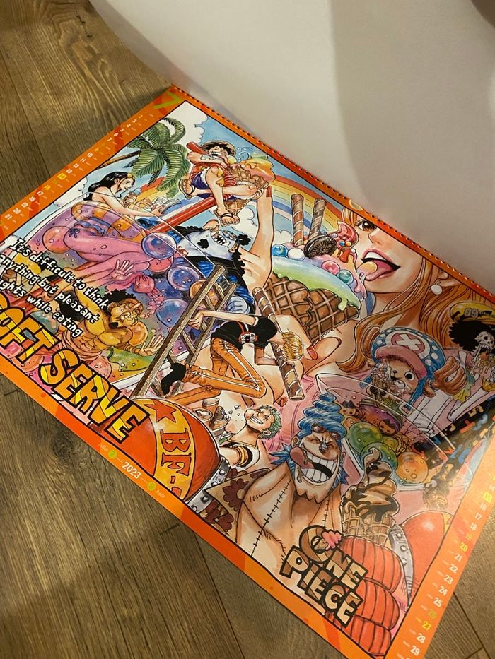 Calendrier 2023 One Pièce pour collectionneur - photo numéro 3