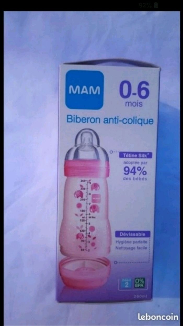 Biberon MAM 260ml - photo numéro 3