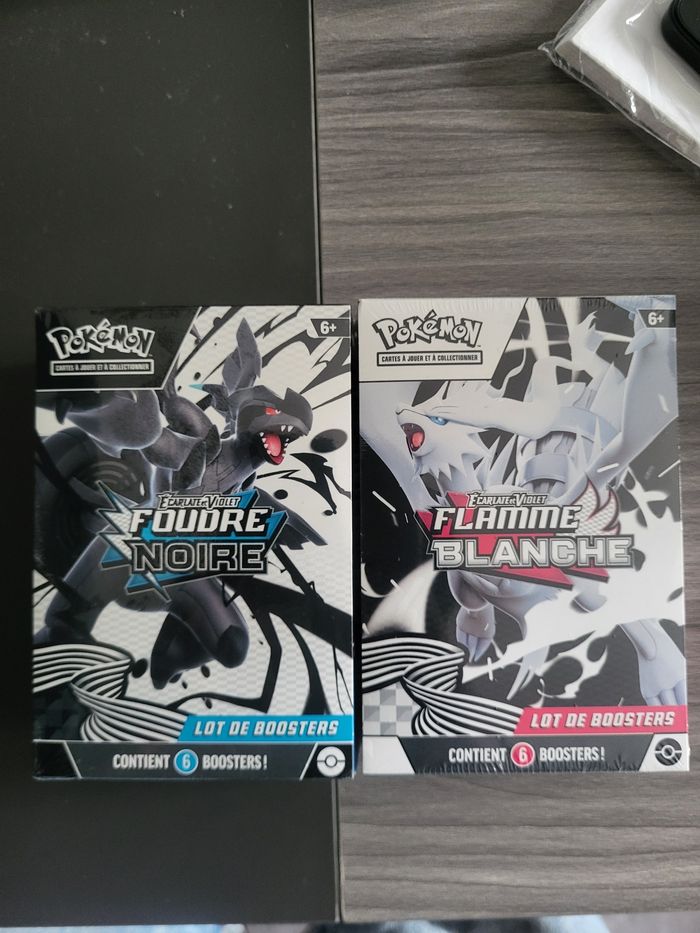 Pokémon Coffret Bundle Foudre Noire / Flamme Blanche Ev10.5 Fr - photo numéro 5