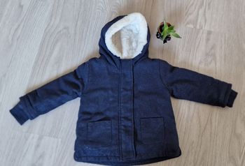 Manteau à capuche doublé - 3 ans