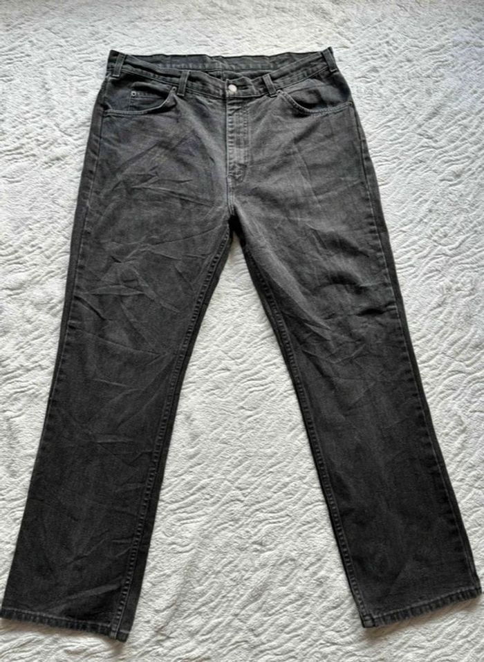 Jean Levi’s 619 regular straight droit taille haute gris anthracite 80/90s vintage Canada W36 XL/46 - photo numéro 3