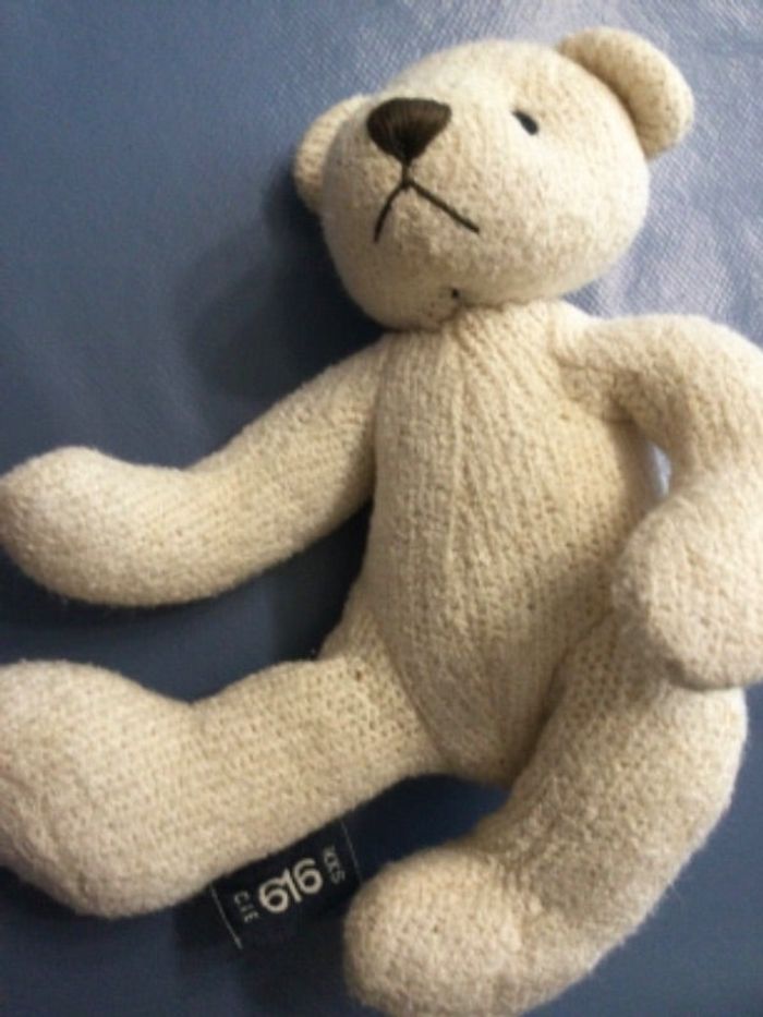petit doudou ours beige ikks 616 tbe