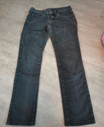 Pantalon jean noir femme S 36