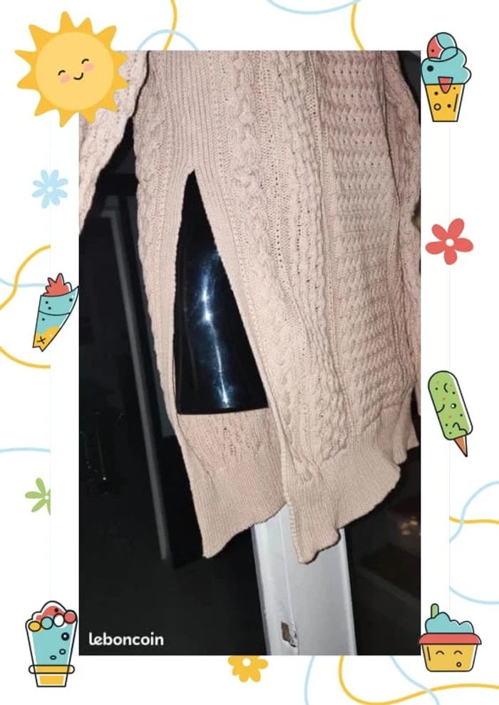 Pull torsadé Zara taille L 40 - photo numéro 2