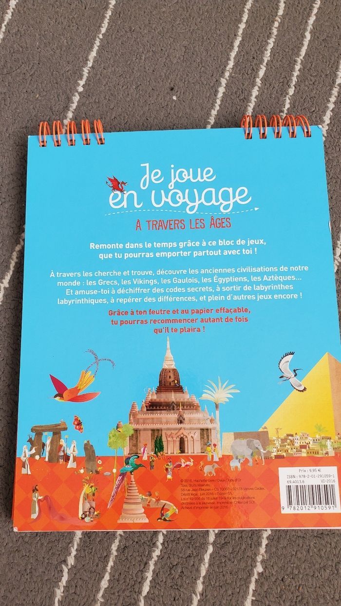 Cahier de voyage "Histoire" - photo numéro 3