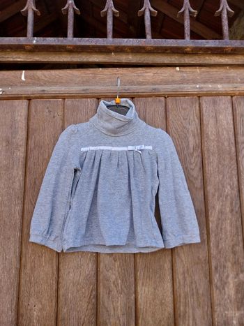 Pull à col roulé fille 3 ans