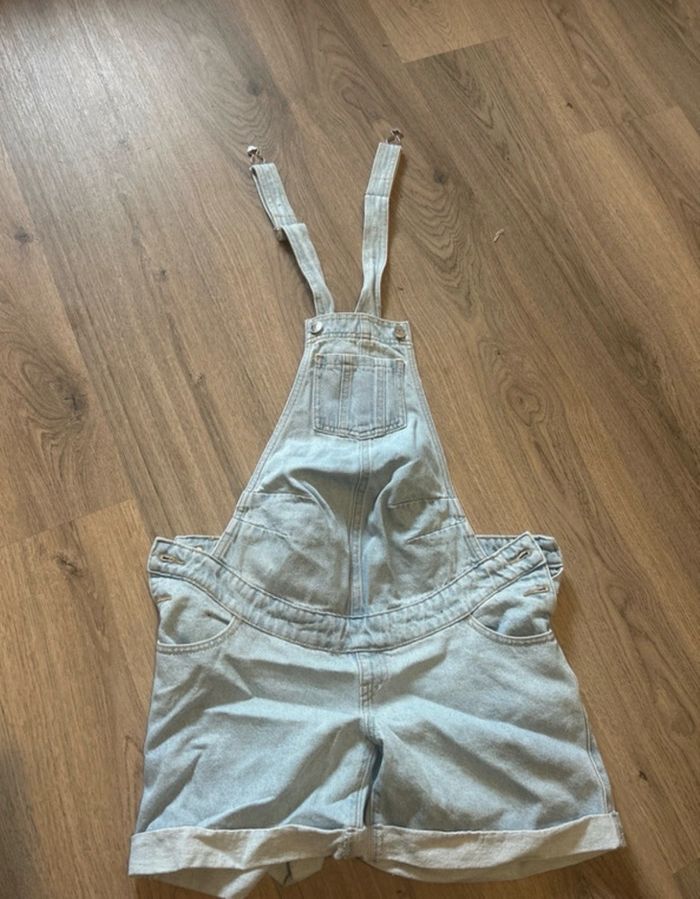 Combi short grossesse jean - photo numéro 4