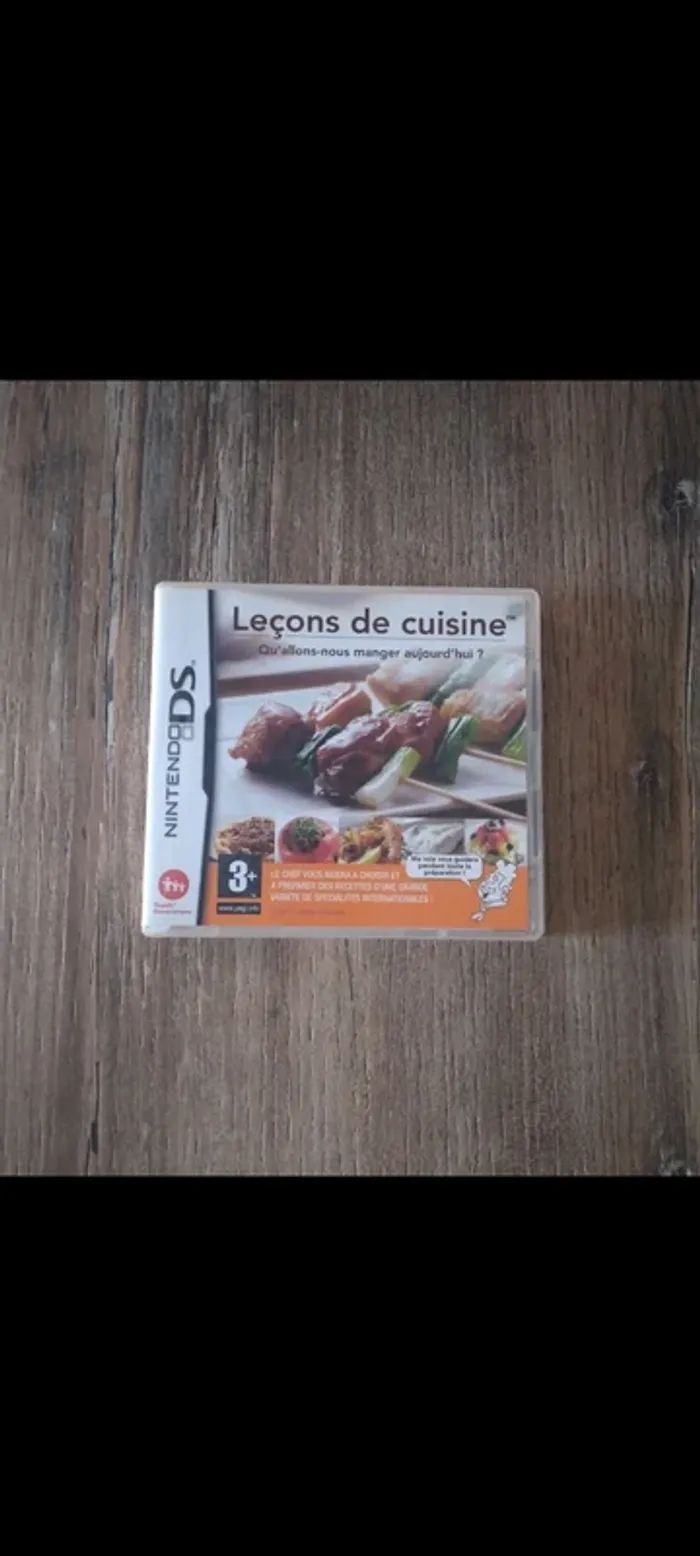 🌸Jeux DS leçon de cuisine à 3€🌸