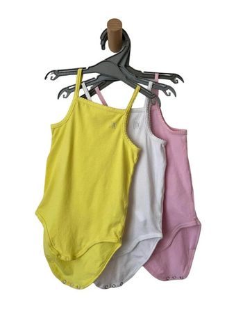 LOT de 3 bodies été fille à bretelles - Orchestra 18 mois (81cm)