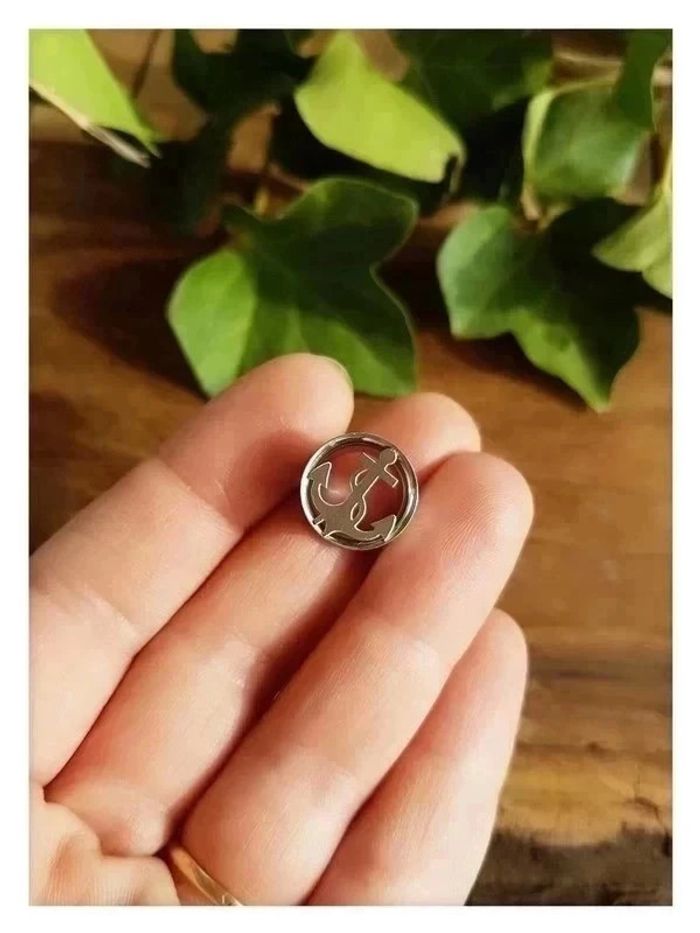 Paire d'écarteurs plugs acier ancres 12mm - photo numéro 3