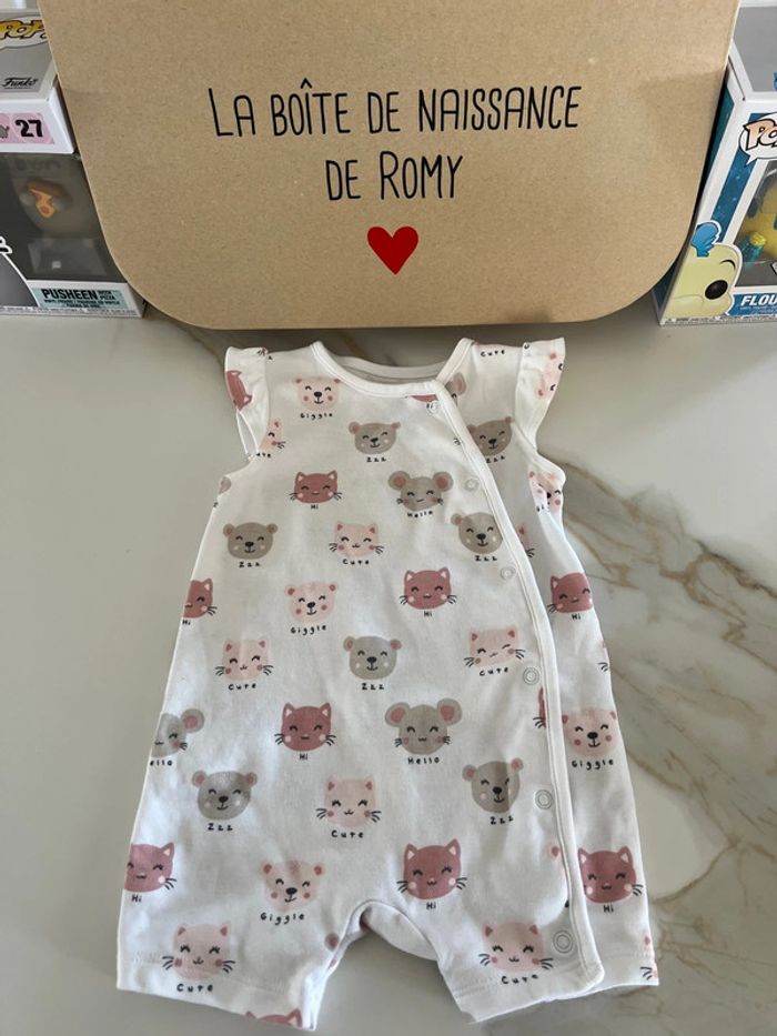 Combi short C&A 3-6 mois