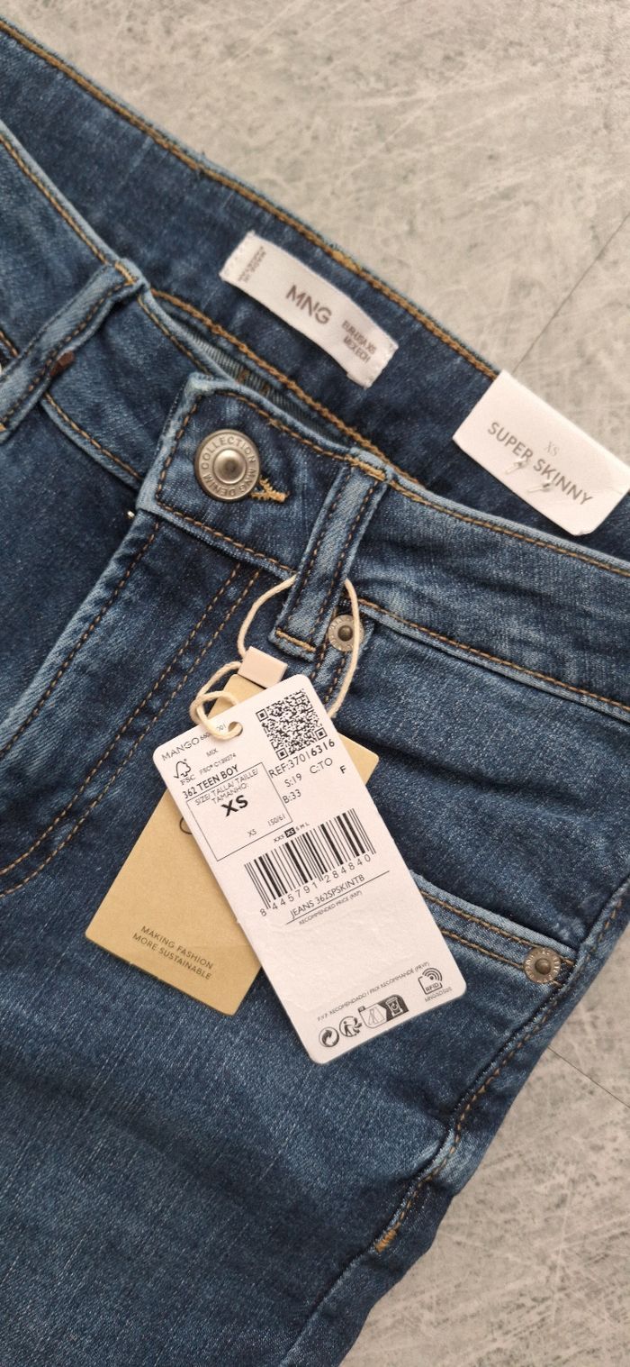 Jean super skinny mango xs - photo numéro 2