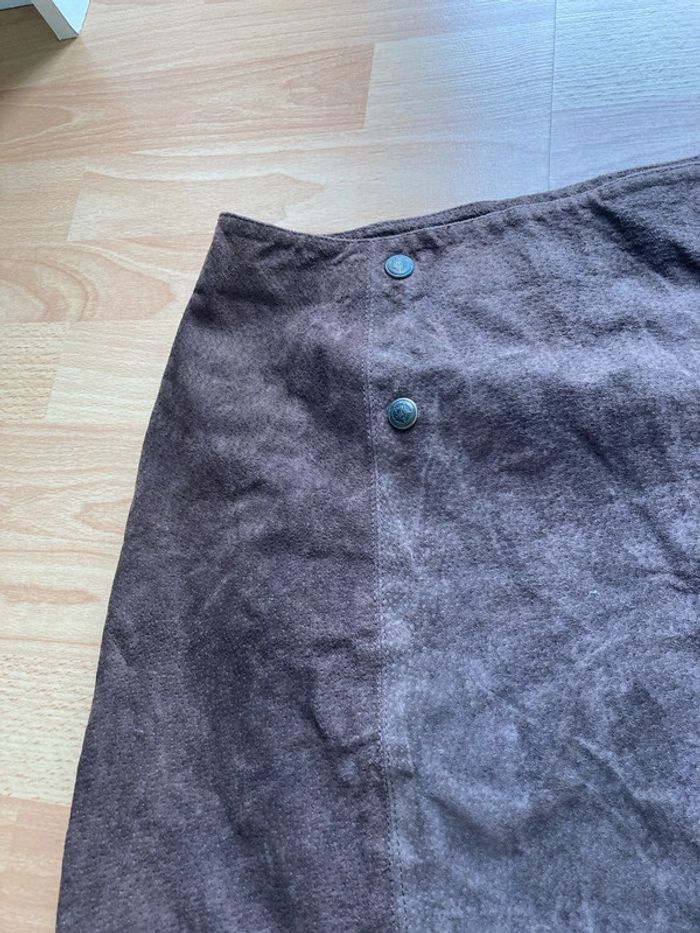 Mini jupe cuir vintage - photo numéro 2