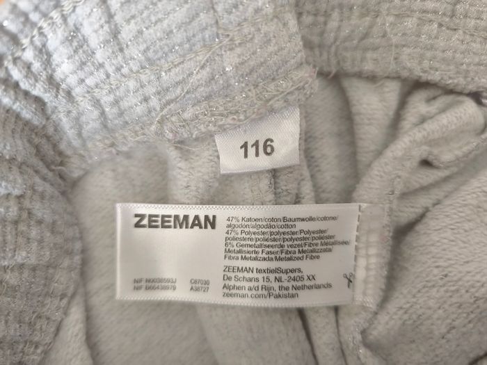 🌸 Lot de 2 pantalons de joggings molletonnés - Zeeman - 6 ans 🌸 - photo numéro 6