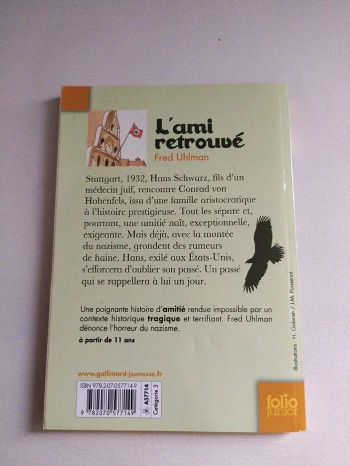 Lot de 4 livres Folio Junior 11 ans - photo numéro 3