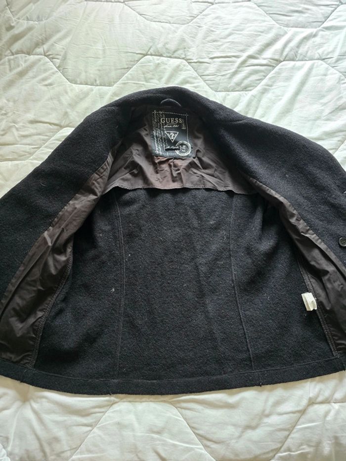 🌟 caban noir Guess femme - Taille L 🌟 - photo numéro 3