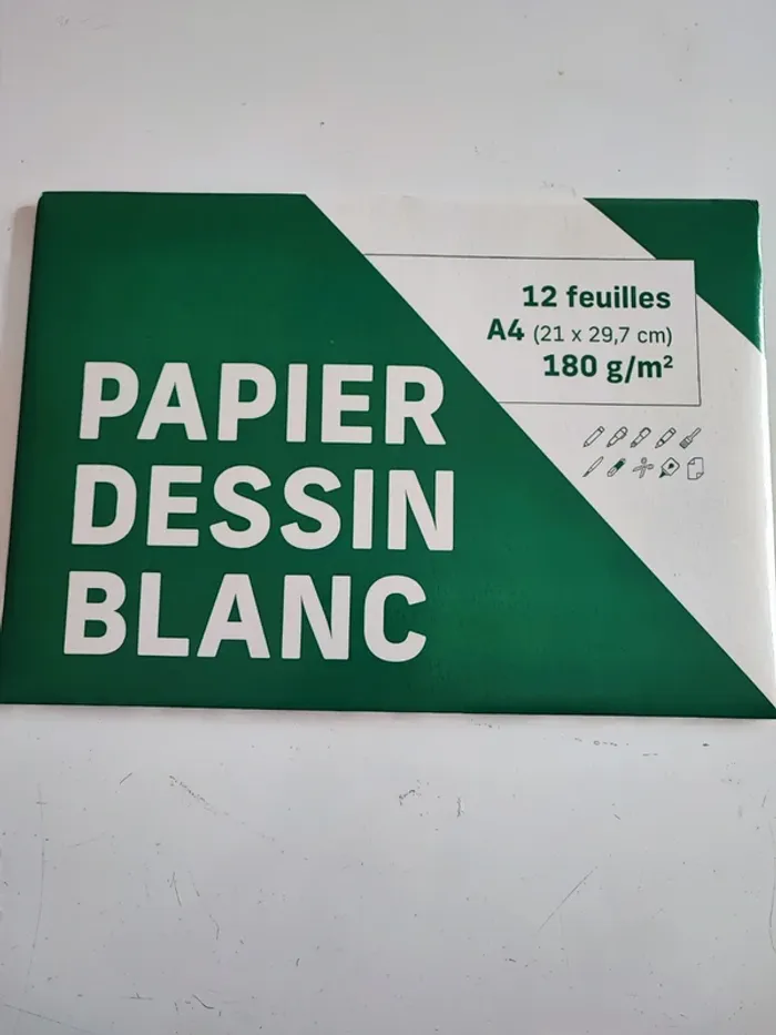 Pochette papier dessin