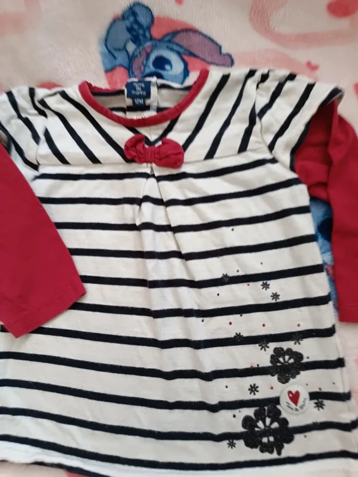 T-shirt manche longue terre de marin taille 12 mois