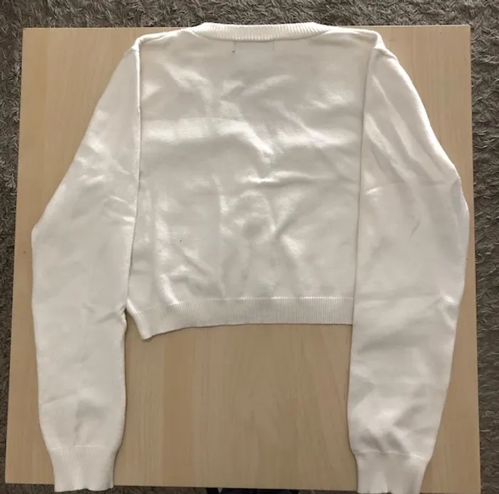 Gilet court blanc - photo numéro 2
