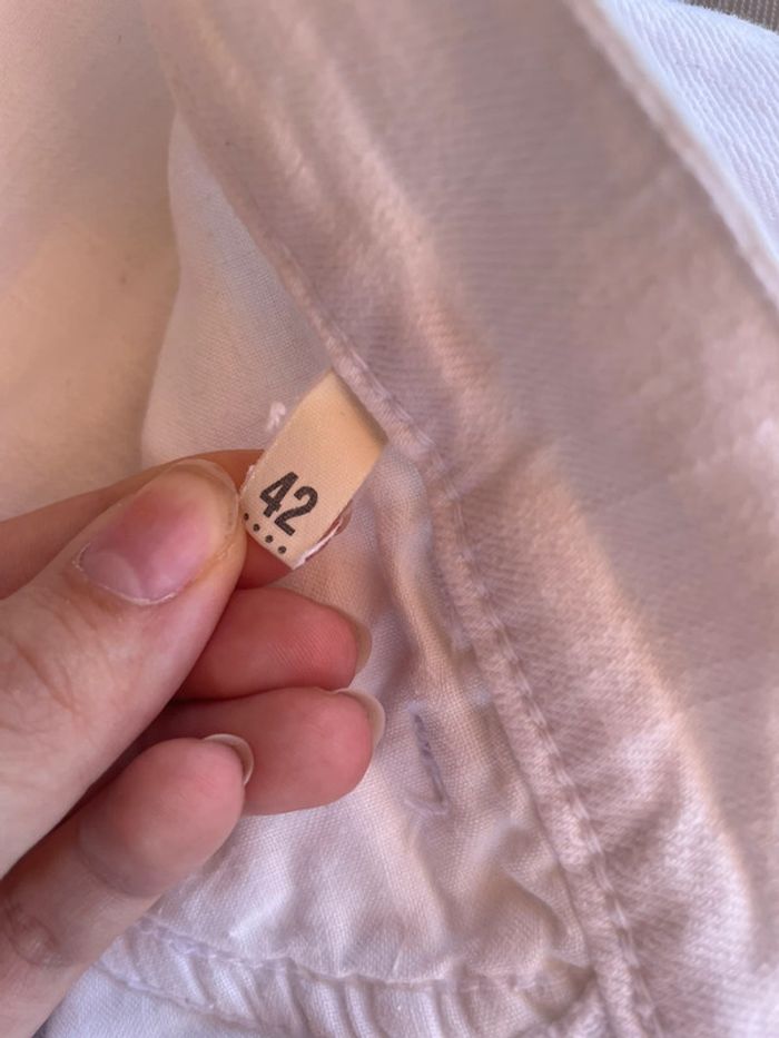 Jean blanc taille 42 - photo numéro 5