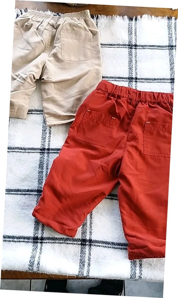Lot de 2 Pantalon garçon taille 6 mois - photo numéro 4